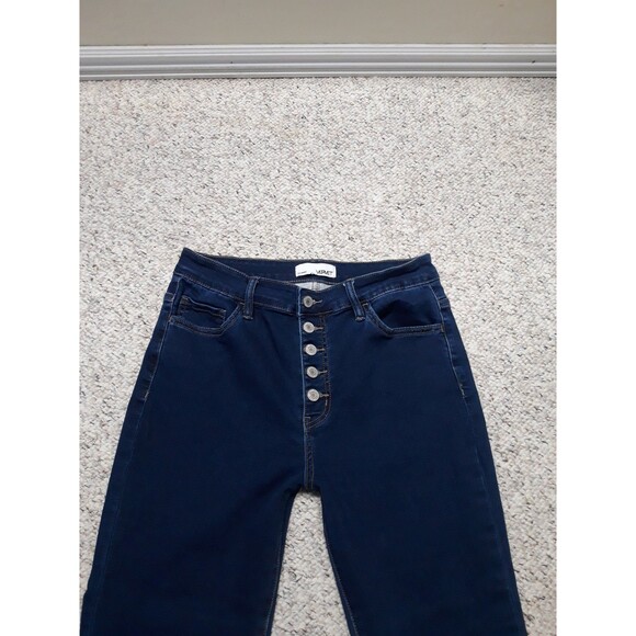Buckle Dark Blue Flare Jeans - Picture 3 of 6